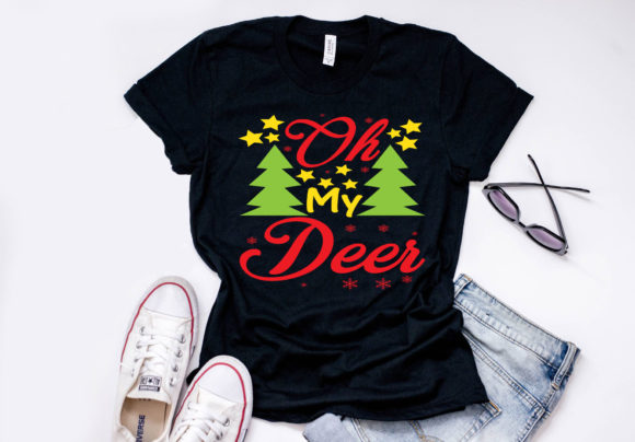 Christmasr Quote Design, Oh My Deer