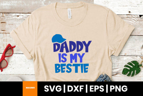 Daddy Is My Bestie: A Heartfelt Embroidery Design for Father’s Day