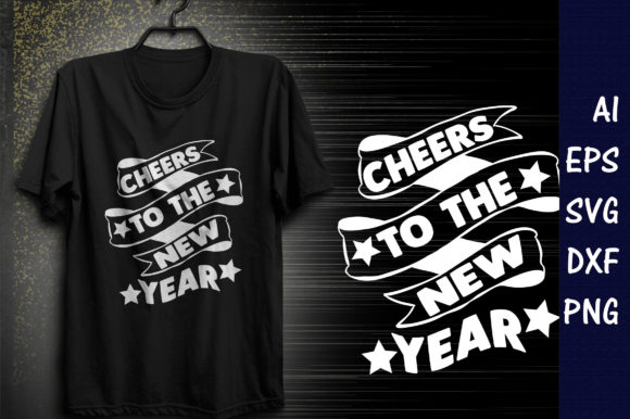 Happy New Year Quote Design, Cheers to the Season