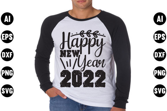 Happy New Year Quote Design for Real Embroidery Projects