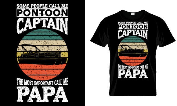 Pontoon T Shirt Design: A Playful Embroidery Pick for the Right Projects