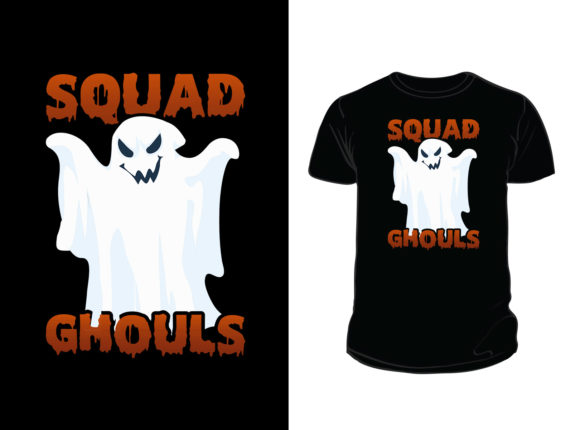 Squad Ghouls Halloween T-shirt Design Review for Real Projects