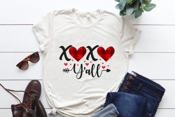 Valentines Day T-shirt Design Xoxo Y’all Review